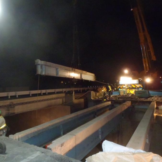 平成25年度福知山道路宮ノ下橋下り下部工事